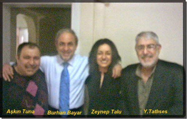 A.Tuna B.Bayar Z.Talu Y.Tatlıses